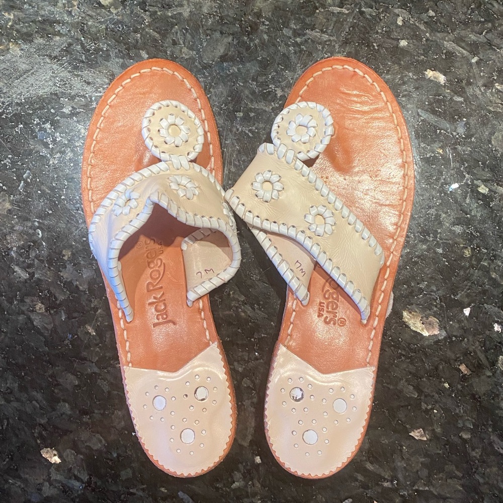 Jack Rodgers. White/Cream. size 7